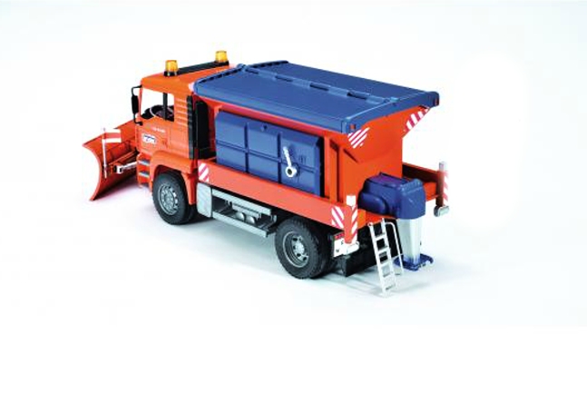 Bruder 2767 - Nákladní auto MAN Sypač s radlicí