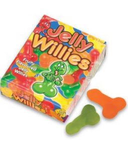 Želé bonbony Jelly Willies ve tvaru penisu