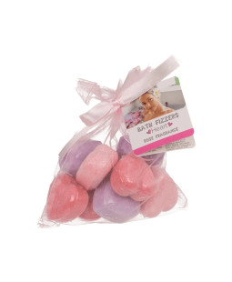 Šumivé srdíčka do koupele