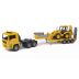 Bruder 2776 MAN TGA Trailer s JCB 4CX traktorbagr