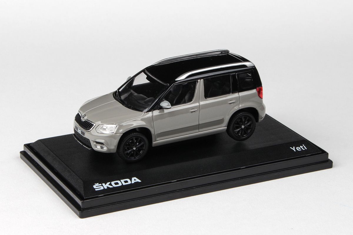 Abrex Škoda Yeti FL (2013) Šedá Steel Uni 1:43