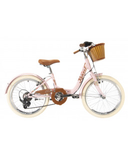 Kenzel Dětské jízdní kolo Bella 20 Royal 6spd 2022 růžová pastel
