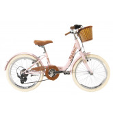 Kenzel Dětské jízdní kolo Bella 20 Royal 6spd 2022 růžová pastel