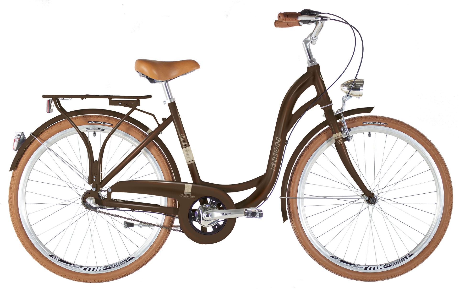 Kenzel jízdní kolo Bellissima Classic 3spd 26" 2026 hnědo-béžové
