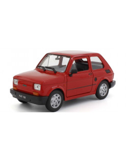 Welly Fiat 126 Červený tmavý 1:21