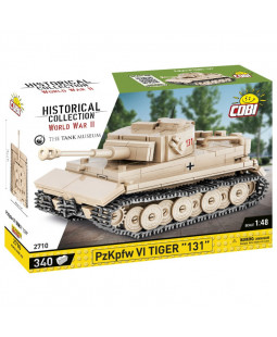 Cobi 2710 II WW PzKpfw VI Tiger 131, 1:48, 340 kostek