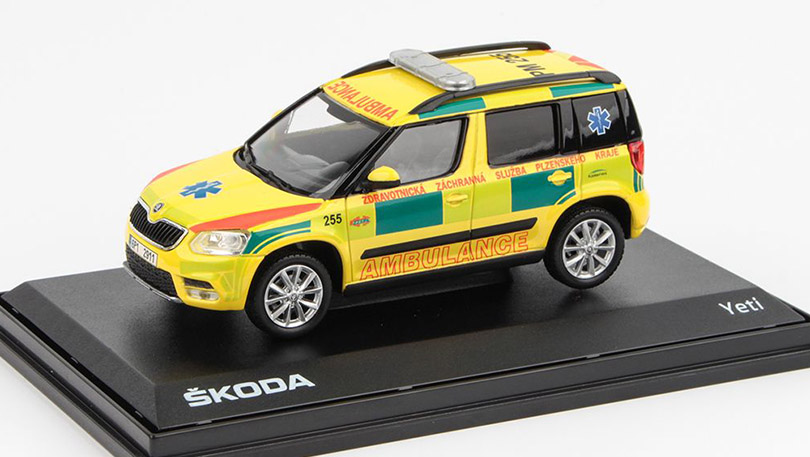 Abrex Škoda Yeti FL (2013) ZZS Plzeňského Kraje 255 1:43