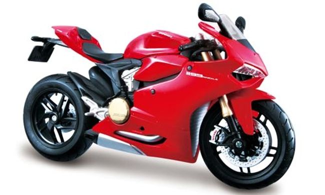 Maisto Motorka Ducati 1199 Panigale, Červená 1:12
