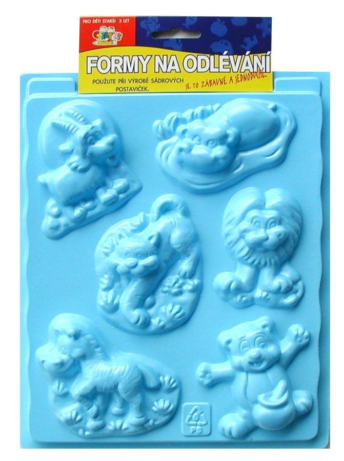 Formy na odlévání ze sádry, Zvířata