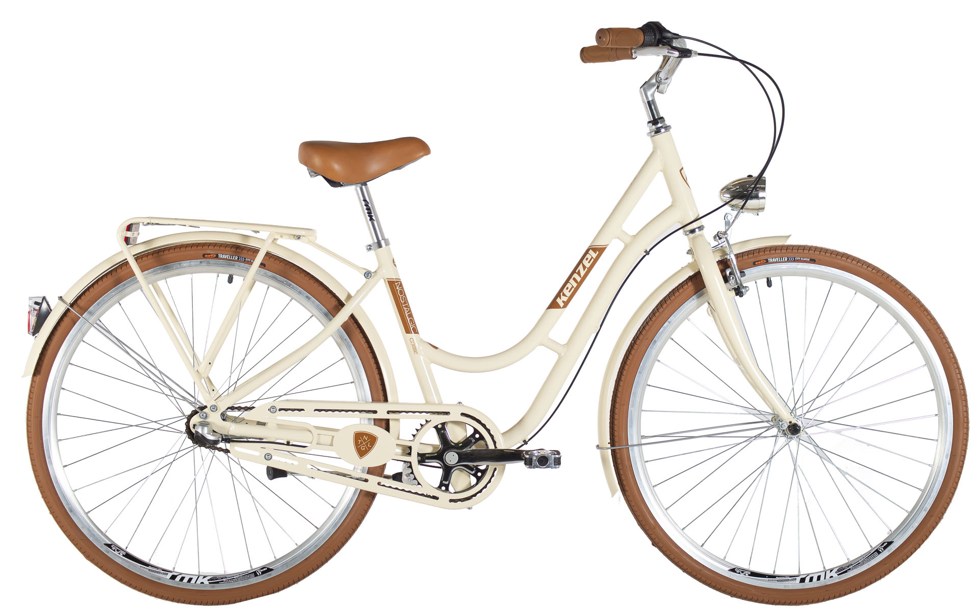 Kenzel Jízdní kolo Nostalgic Classic 3spd 26" 2026 béžovo-hnědé