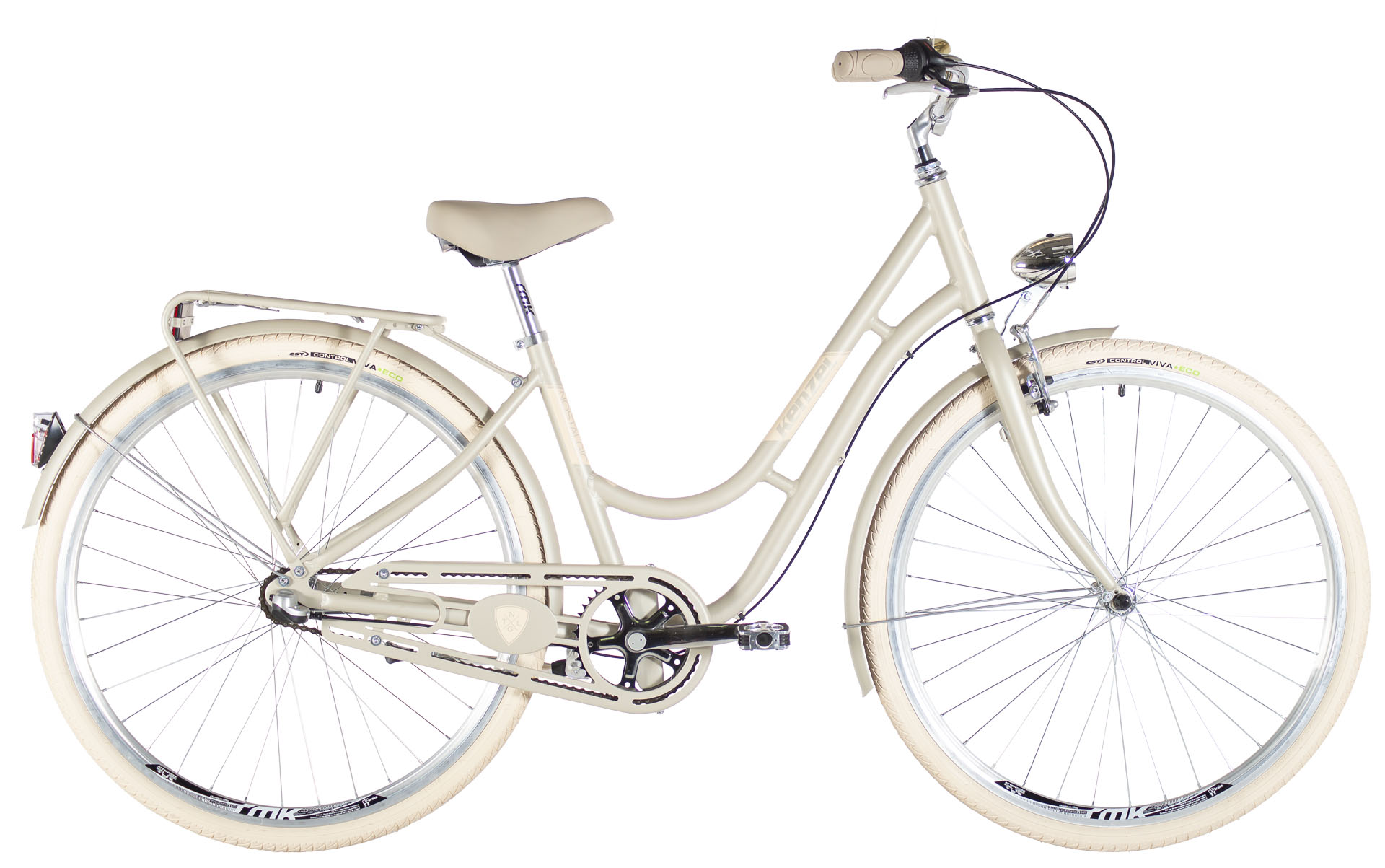 Kenzel Jízdní kolo Nostalgic Classic 3spd 26" 2026 tellurium-béžová
