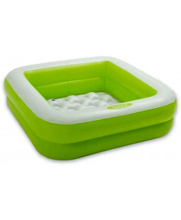 Intex 57100 Dětský bazének čtverec, Zelený, 85x85x25cm