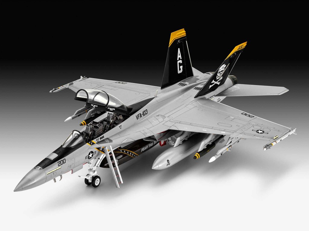 Revell ModelKit letadlo 03834 - F/A18F Super Hornet (1:72)
