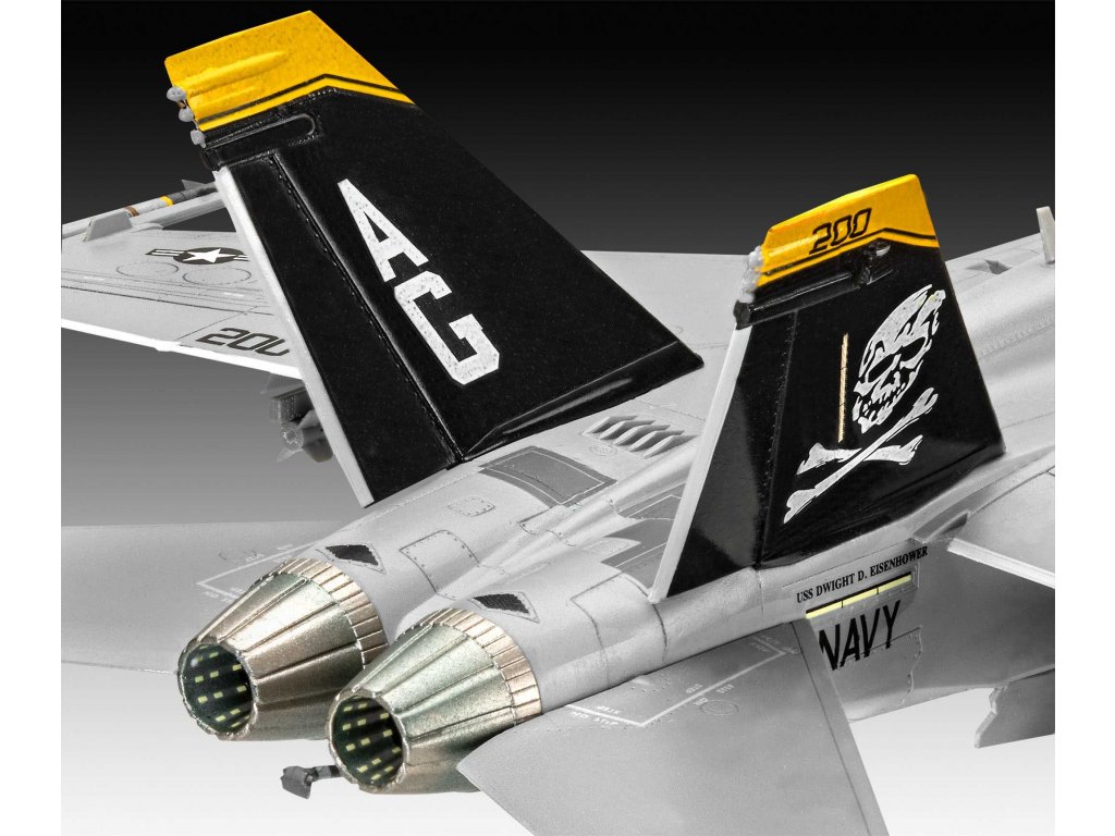 Revell ModelKit letadlo 03834 - F/A18F Super Hornet (1:72)
