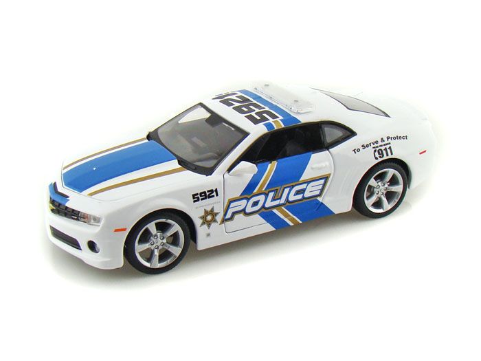Maisto Chevrolet Camaro RS 2010 Policie, Bílé 1:24
