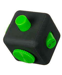 Fidget Cube antistresová kostka Černá