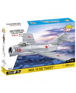 Cobi 2416 Korean War MIG-15 FAGOT, 1:32, 504 kostek