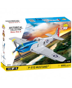 Cobi 5719 II WW P-51D Mustang, 1:32, 304 kostek