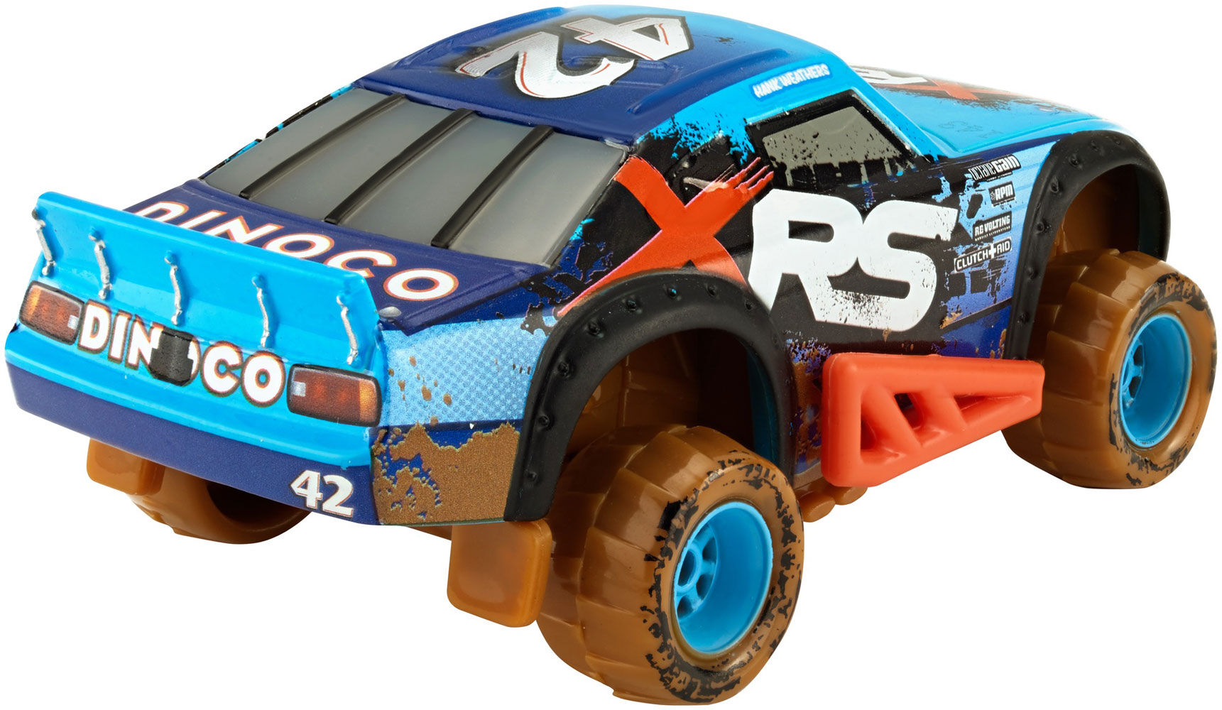 Mattel Cars XRS3 Autíčko odpružený závoďák