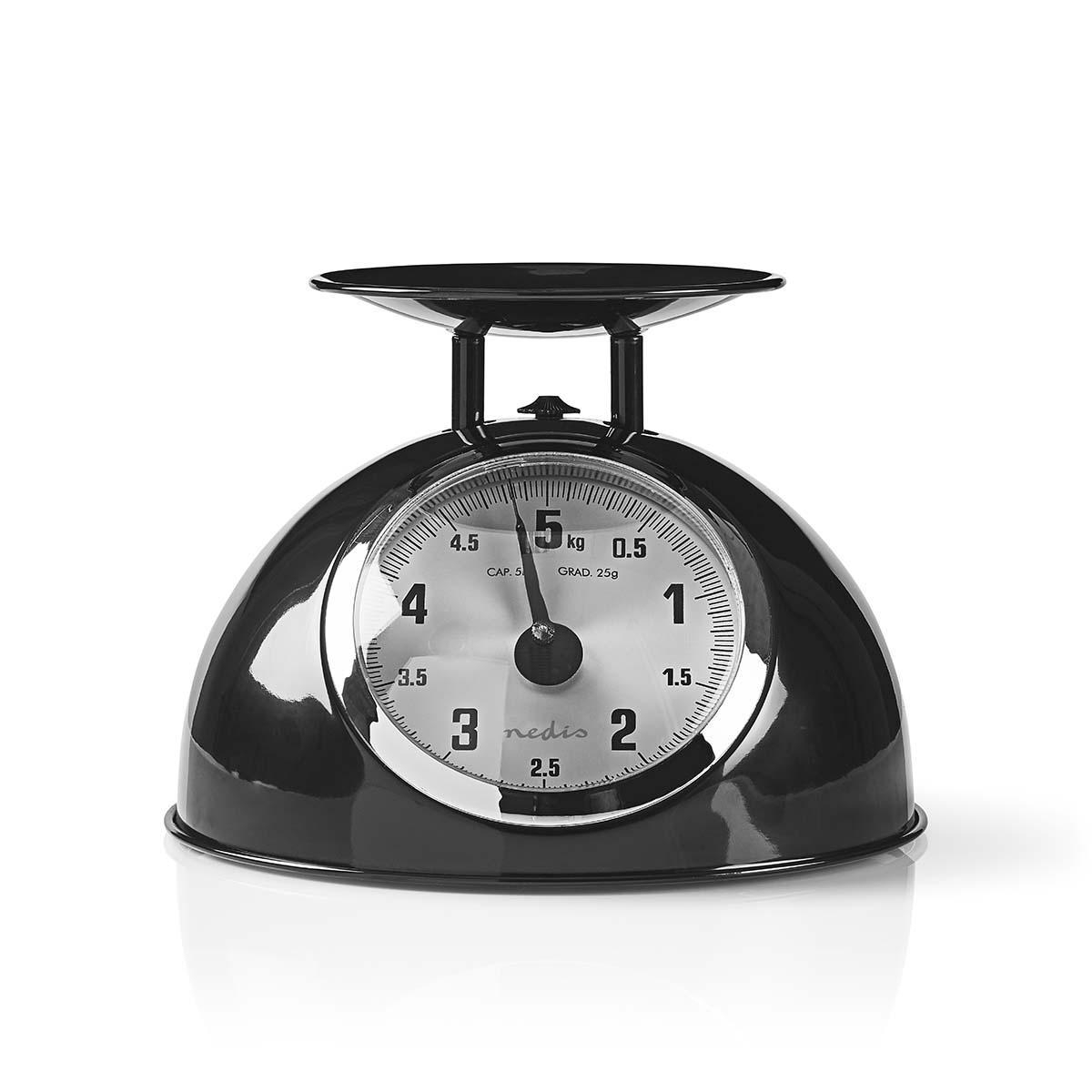 Analogová kuchyňská váha s odnímatelnou miskou, 5kg
