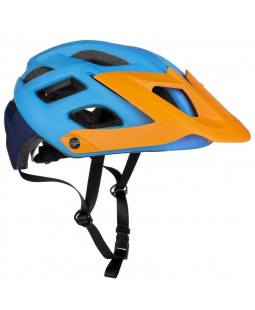 Spokey SINGLETRAIL cyklistická přilba IN-MOLD, 58-61cm, modrá