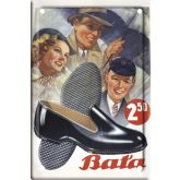 Plechové tabulky Baťa za 2,50