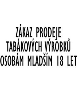 Zákaz prodeje tabákových  výrobků osobám mladším 18 let