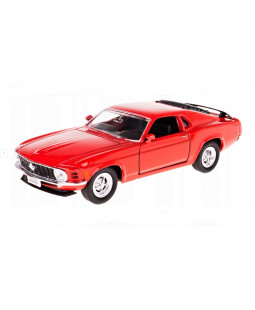 Welly Ford Mustang 1970 Boss 302, červený 1:34-39