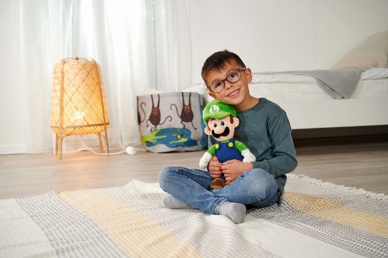 Simba Plyšová figurka Super Mario Luigi 30 cm