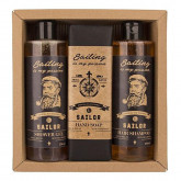 Bohemia Gifts Kosmetická sada Sailor, gel 250ml, šampon 250ml, mýdlo 145g