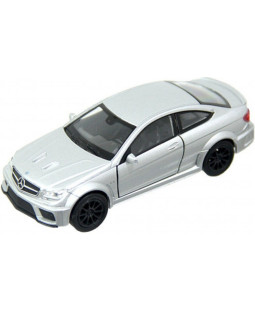 Welly Mercedes Benz C63 AMG Coupe, stříbrný 1:34-39