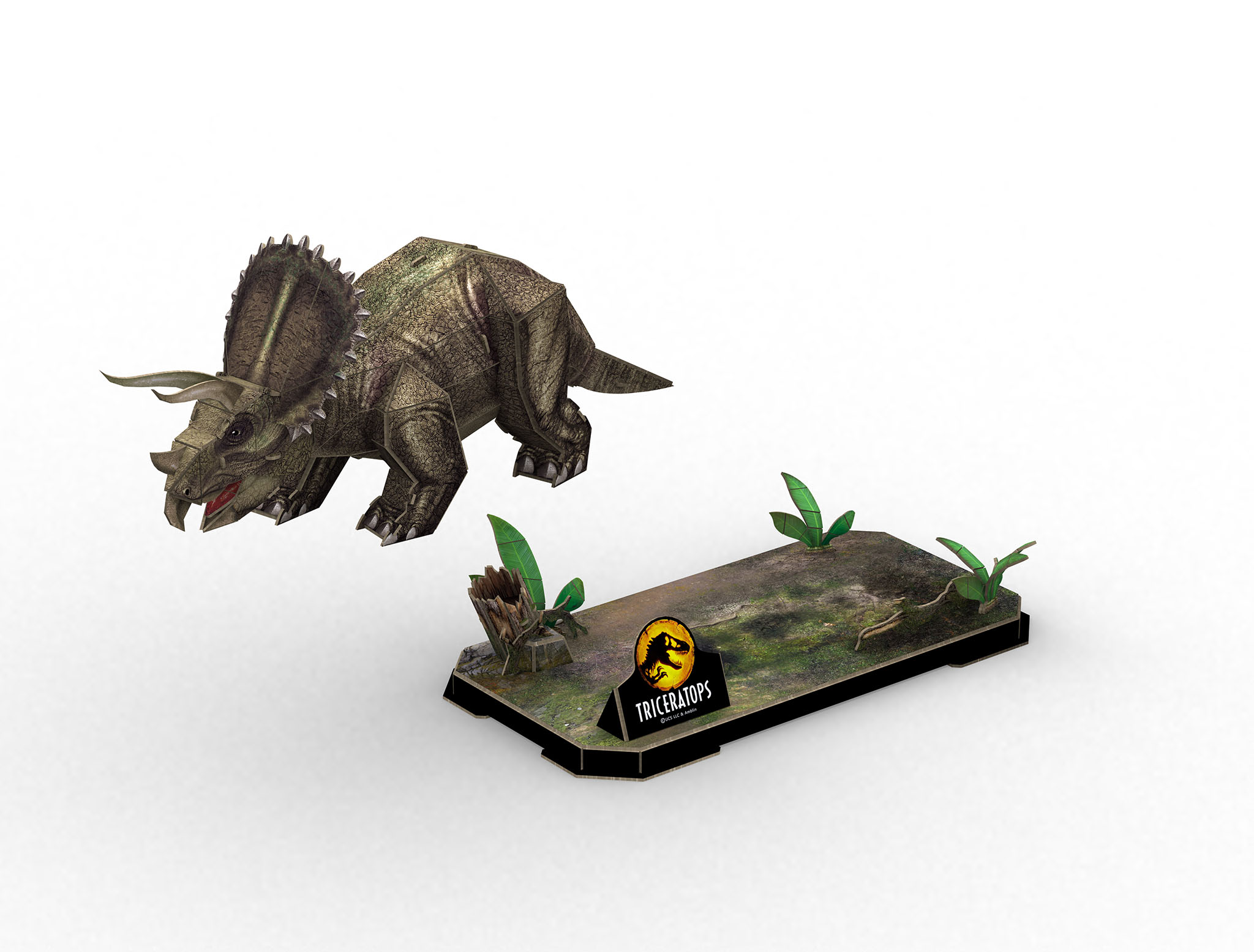 Revell 00242 3D Puzzle Jurassic World - Triceratops