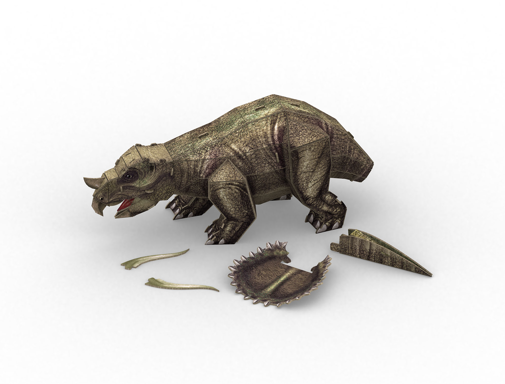 Revell 00242 3D Puzzle Jurassic World - Triceratops