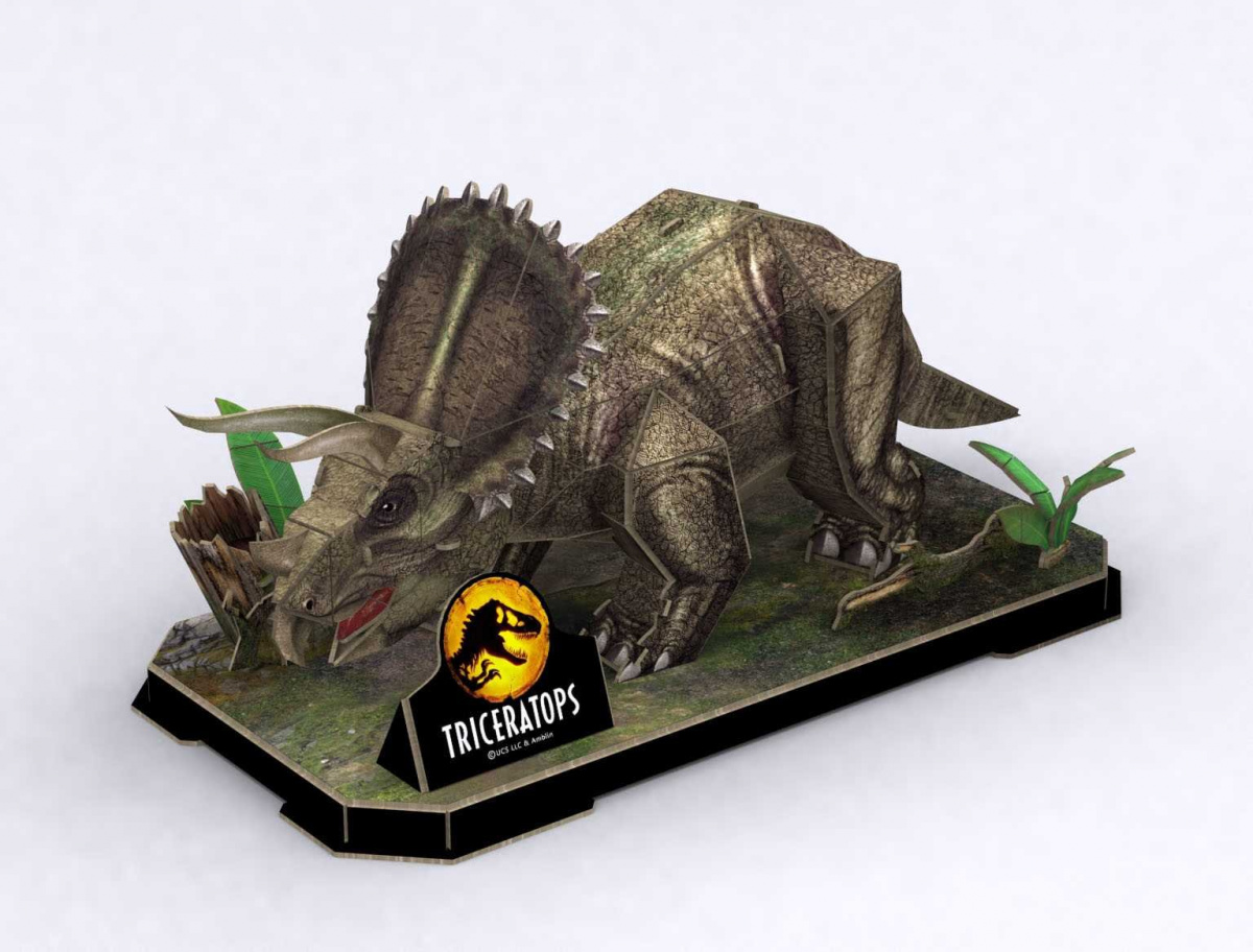 Revell 00242 3D Puzzle Jurassic World - Triceratops
