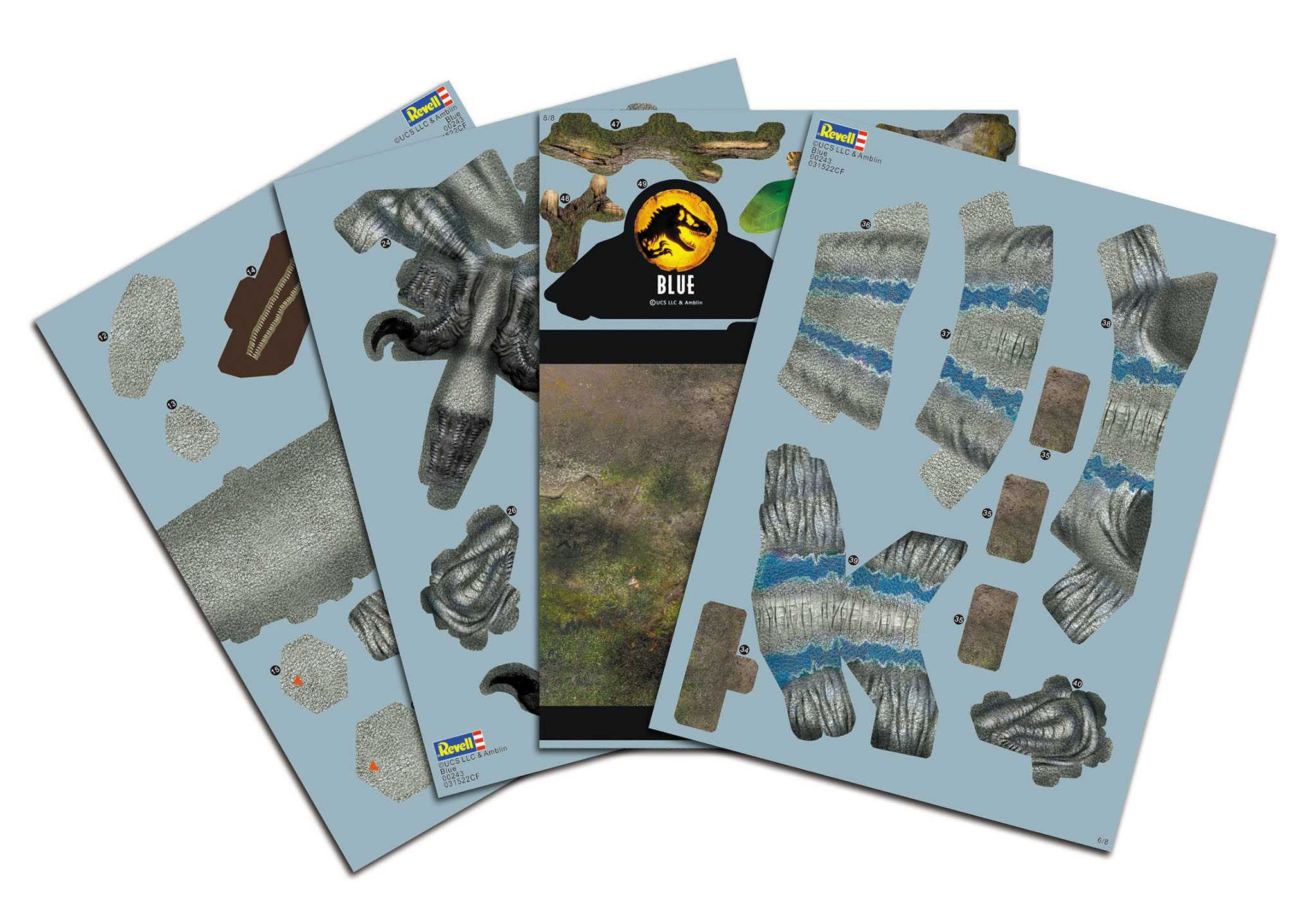 Revell 00243 3D Puzzle Jurassic World - Blue