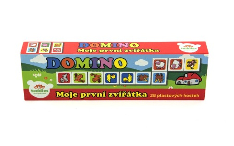 Domino Moje první zvířátka, plast 28ks