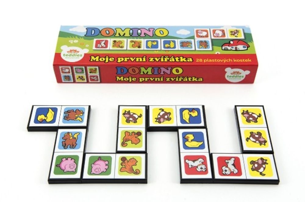 Domino Moje první zvířátka, plast 28ks