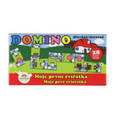 Domino Moje první zvířátka, dřevěné 28ks