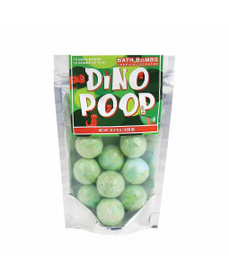 Giftrepublic Šumivé koule do koupele - Dino Poop