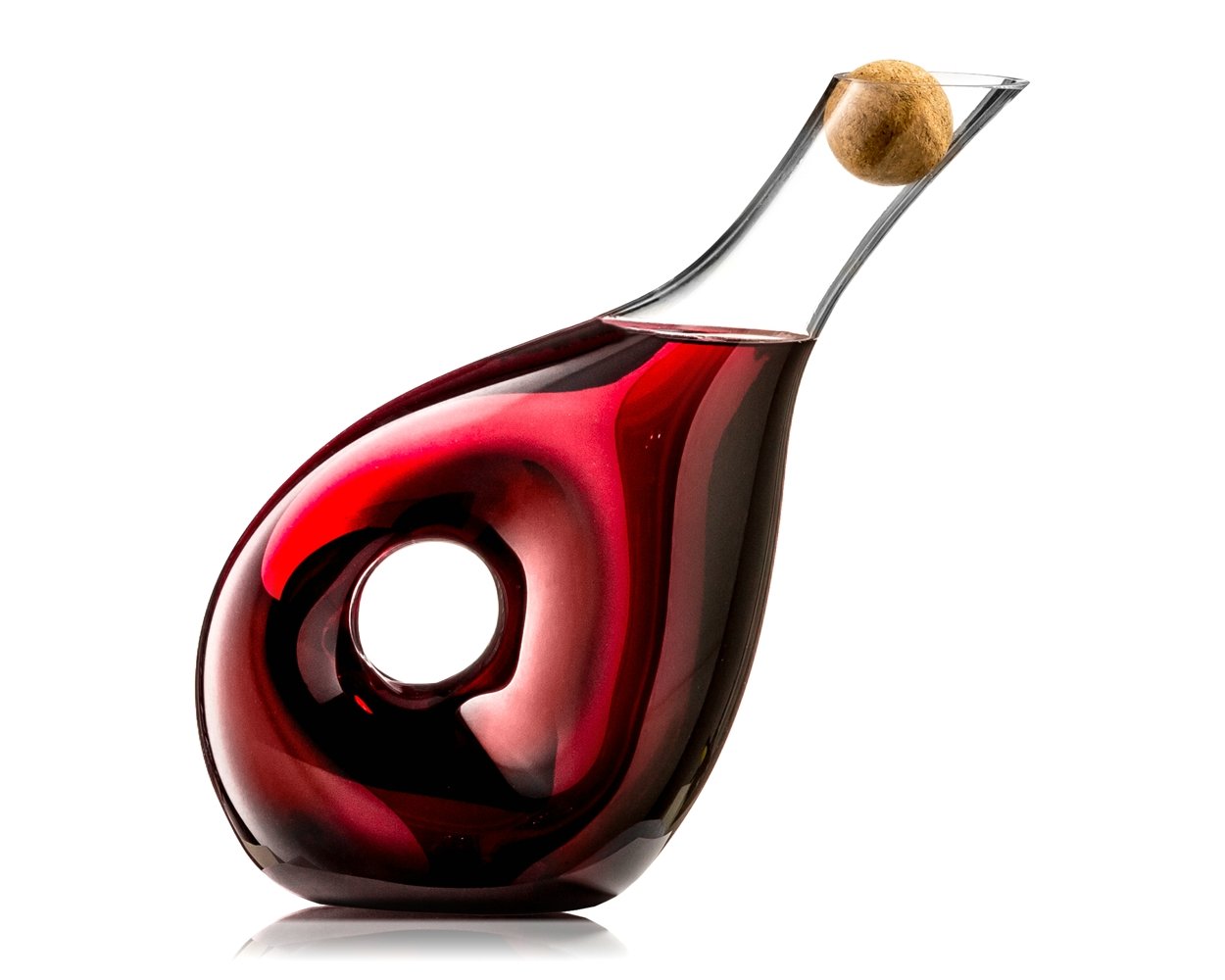 Dekantér na víno a vodu Twisted 1200 ml.