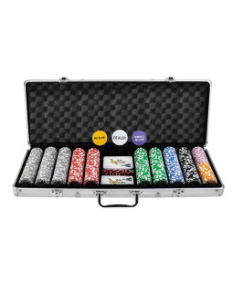 Poker sada 500 žetonů v HQ kufru