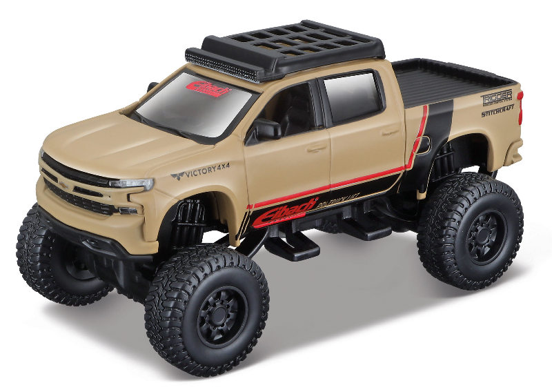 Maisto Chevrolet Silverado Z71 (2019) 4x4 Rebels, hnědá