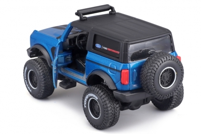 Maisto Ford Bronco 4x4 Rebels, modrý