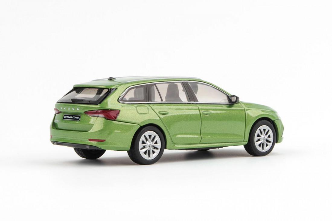 Abrex Škoda Octavia IV Combi (2020) Zelená Májová Metalíza 1:43