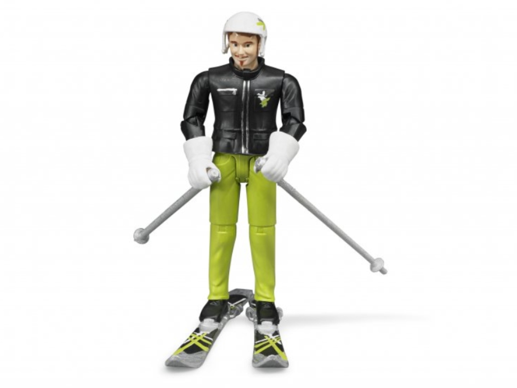 Bruder 60040 Figurka lyžař s příslušenstvím