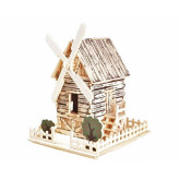 Woodcraft Dřevěné 3D puzzle větrný mlýn