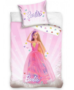 Dětské bavlněné povlečení Barbie, 140x200cm