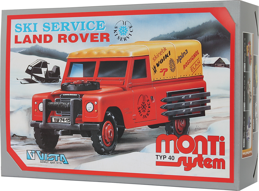 Monti System 40 Terénní auto Ski Service 1:35