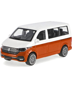 Bburago VW T6.1 bus 2020 (white-orange) 1:43
