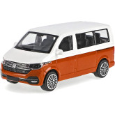 Bburago VW T6.1 bus 2020 (white-orange) 1:43